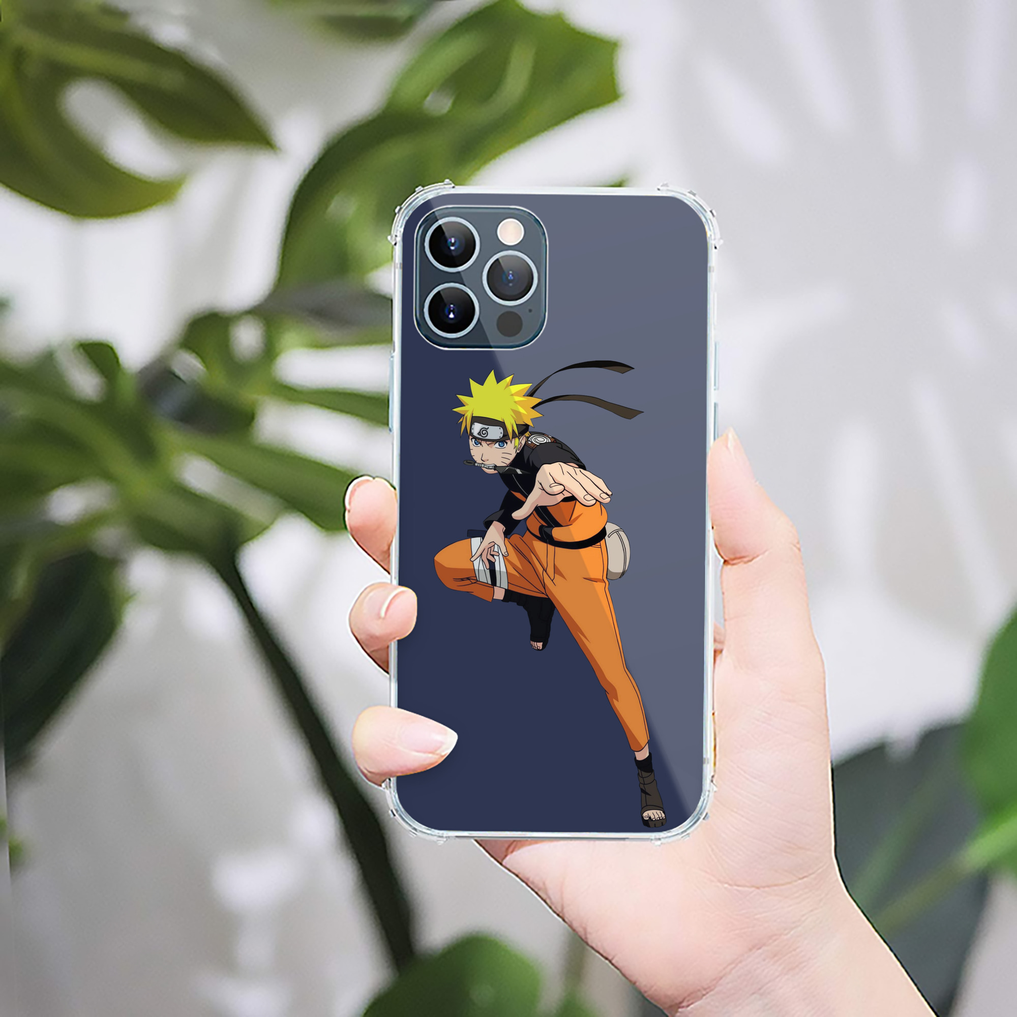 （画像用） NARUTO -ナルト- うずまき ナルト Uzumaki Naruto 【iPhone 12シリーズ対応】透明スマホケース（クリアソフトケース）